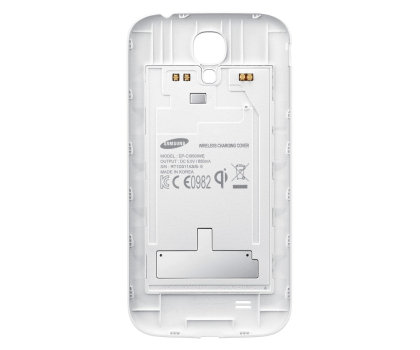 Etui do telefonów Samsung Klapka do ładowarki indukcyjnej do Galaxy S4 biała